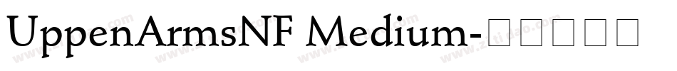 UppenArmsNF Medium字体转换